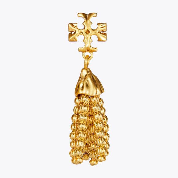 Tory Burch Roxanne Small Tassel Earring - Picture 6 of 7